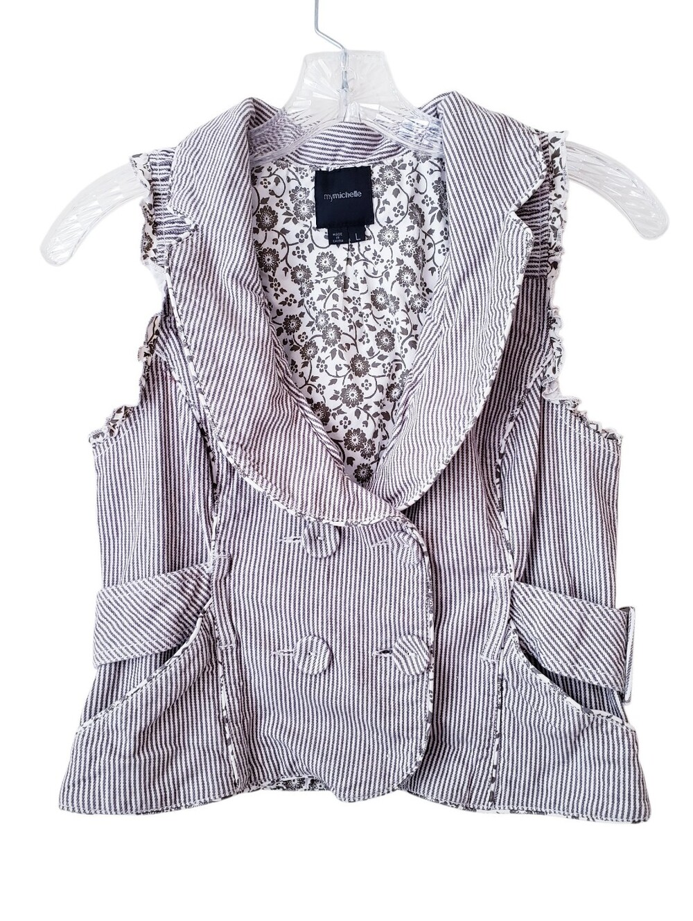 Vintage My Michelle Striped Vest